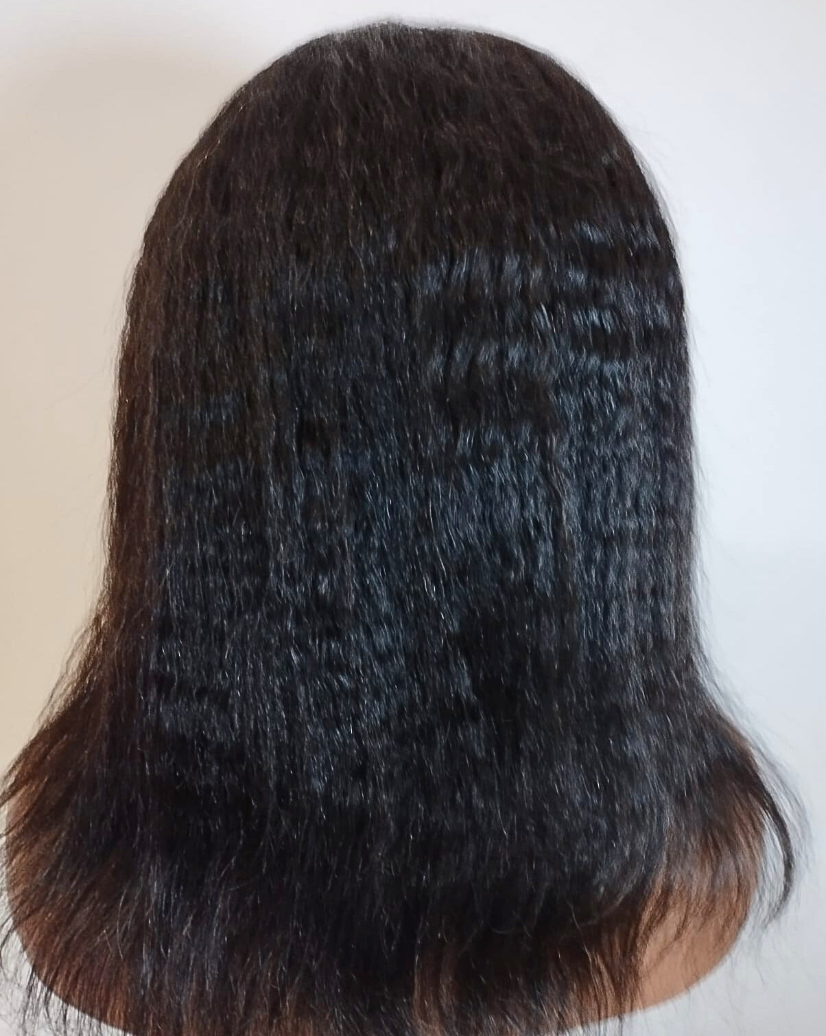 Perruque femme Kinky 16 pouces cheveux humains , origine Vietnam