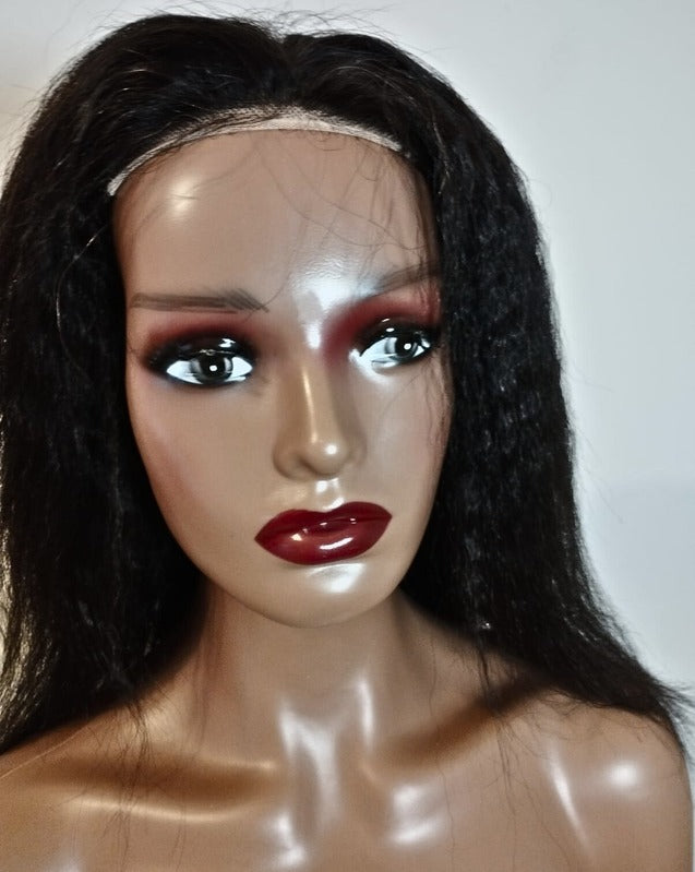 Perruque femme Kinky 16 pouces cheveux humains , origine Vietnam