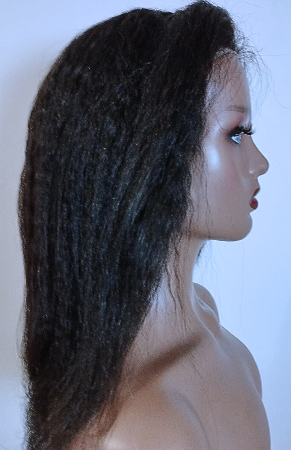 Perruque femme Kinky 16 pouces cheveux humains , origine Vietnam