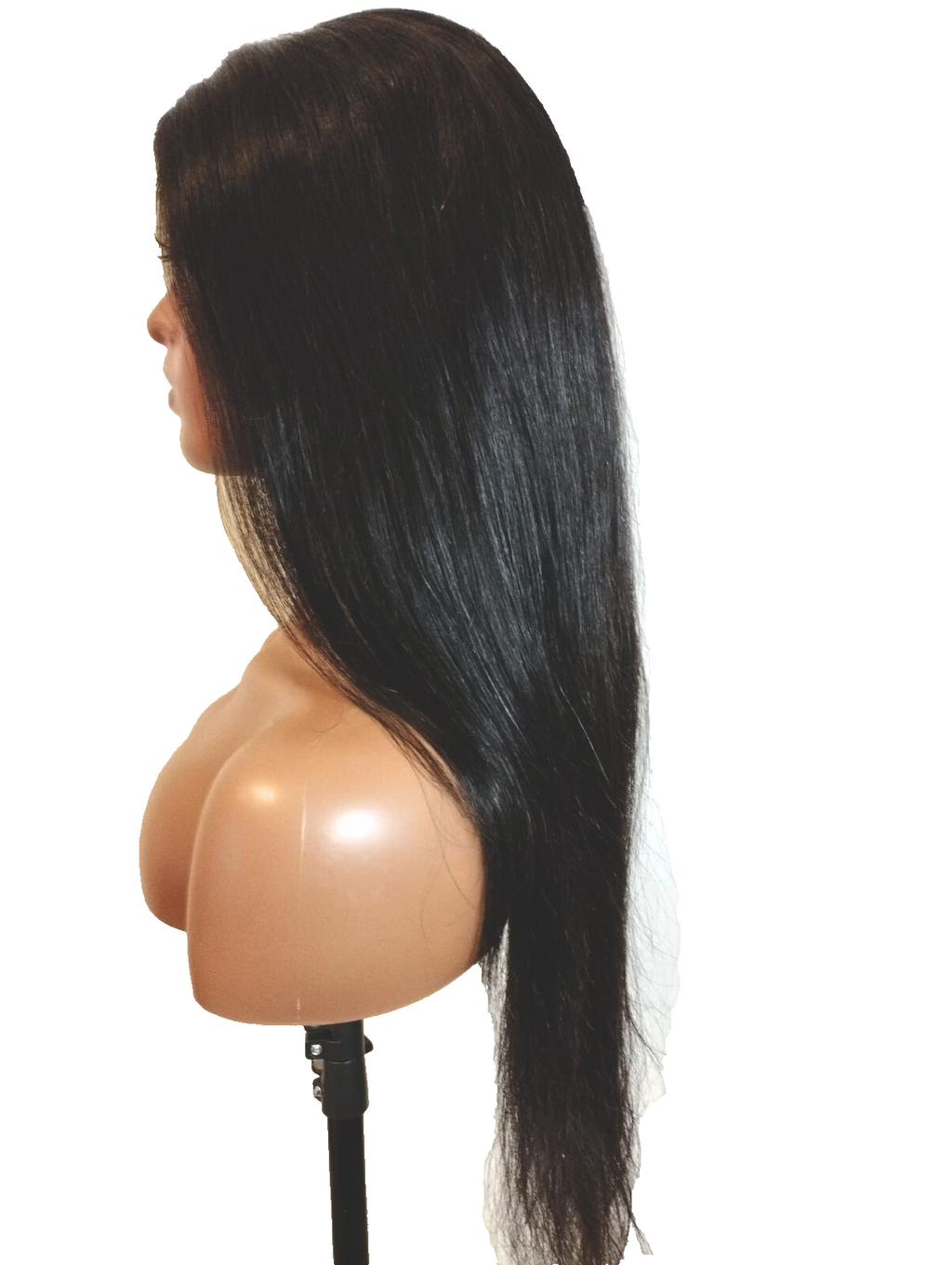 Perruque femme lisse cheveux humains 26 pouces, origine Vietnam