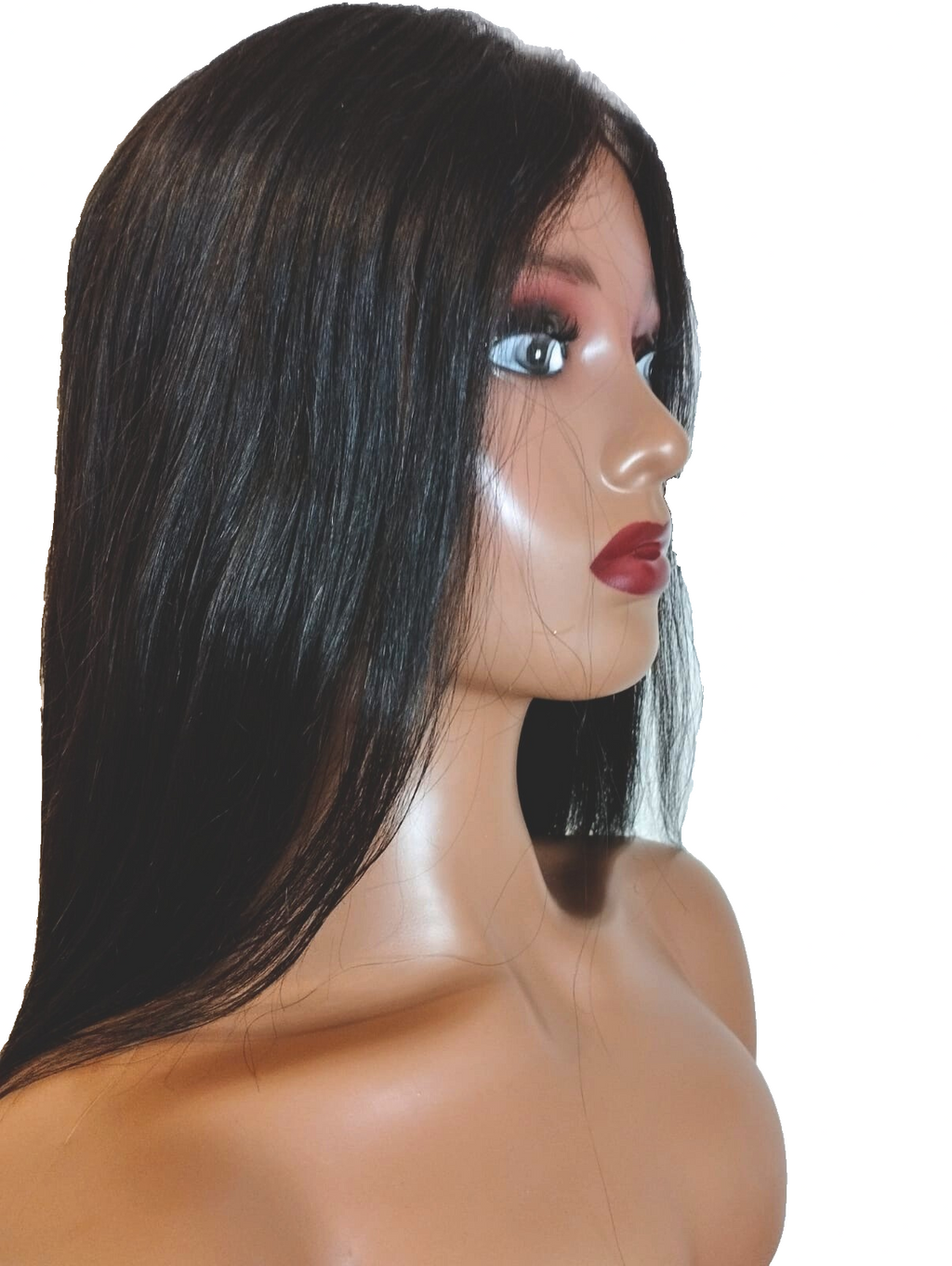 Perruque femme lisse cheveux humains 26 pouces, origine Vietnam