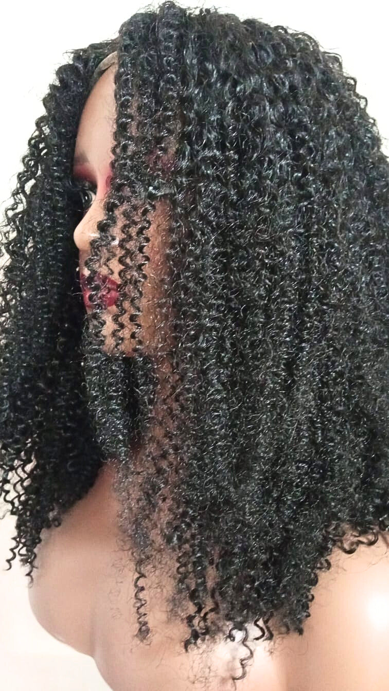 Perruque femme Curly 16 Pouces – 100% Cheveux Humains Vietnamiens